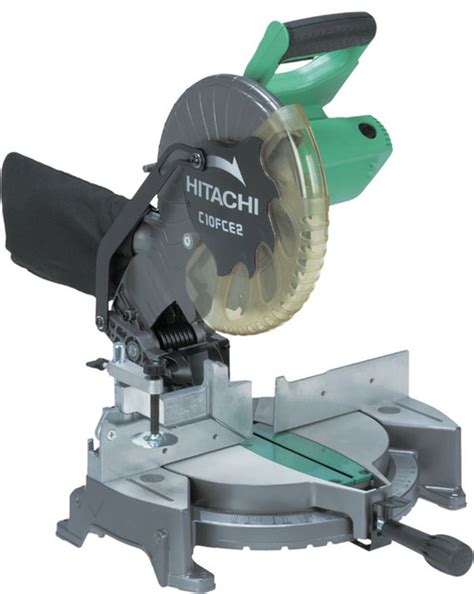 Hitachi C10fch2 10 Compound Miter Saw With Laser Marker Contemporary