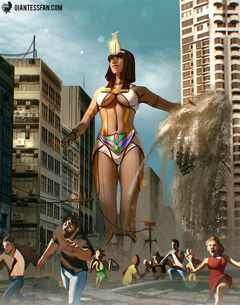 Giantess Egyptian Goddess Egyptian Goddess Fan Comic Goddess