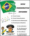 www.canal-educar.net: Datas comemorativas de novembro