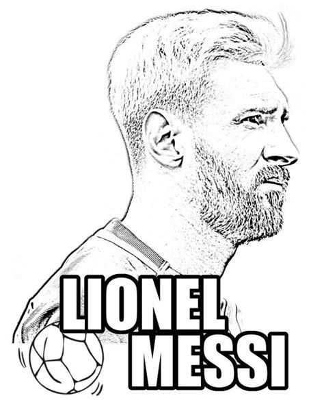 Blog De Biologia Dibujo De Lionel Messi Para Colorear