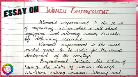 Essay On Women Empowerment Speech On Women Empowerment In English