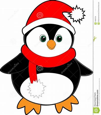 Penguin Clipart Hat Santa Clip Scarf Panda