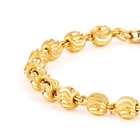 22ct Gold Baby Bracelet £31300 Sku33811