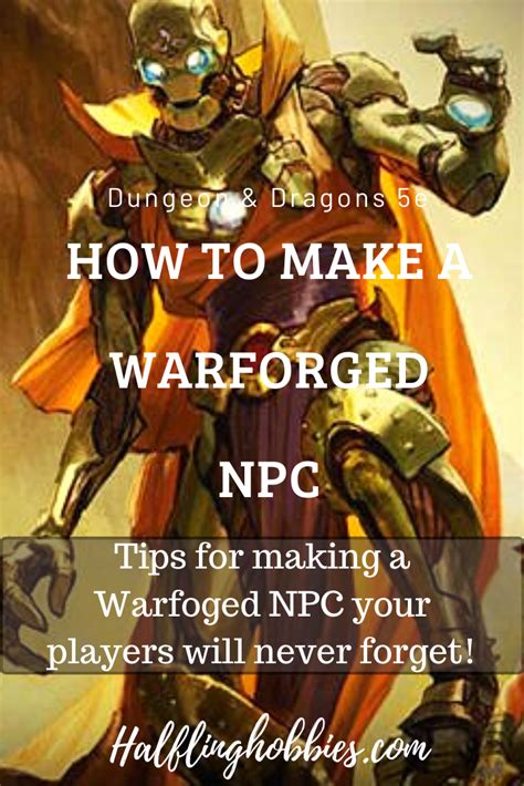 The Warforged Are One Of The Many Races Available To Play And Use In