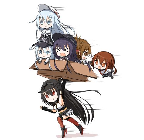 Hibiki Inazuma Ikazuchi Akatsuki Nagato And 1 More Kantai Collection Drawn By Yamato