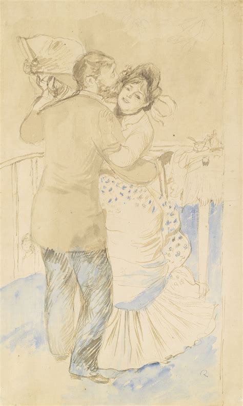 Pierre Auguste Renoir Étude Pour La Danse À La Campagne 1883