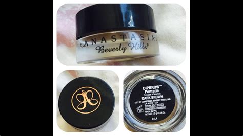 Anastasia Beverly Hills Dipbrow Pomade Dark Brown Review And Demo