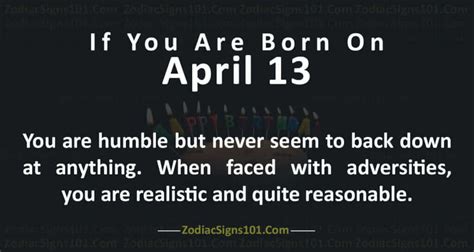 April 13 Zodiac Is Aries Birthdays And Horoscope Zodiacsigns101