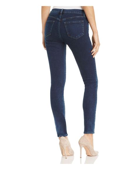 J Brand Mid Rise Super Skinny Jeans In Throne In Blue Lyst