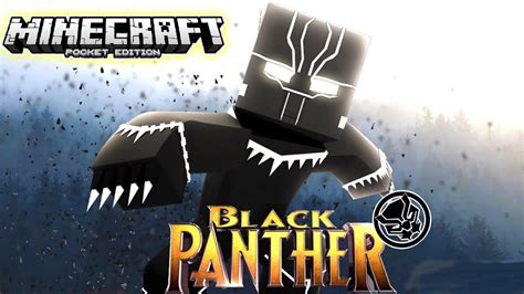 Black Panther Addon For Mcpe Mod Black Panther Mod For Minecraft