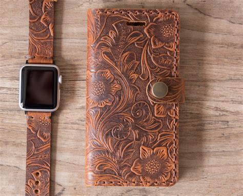 Iphone 11 Pro Max Wallet Case Womens Leather Apple 11 Xs Etsy