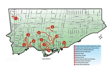 Toronto Attractions Map Free Pdf Tourist City Tours Map Toronto