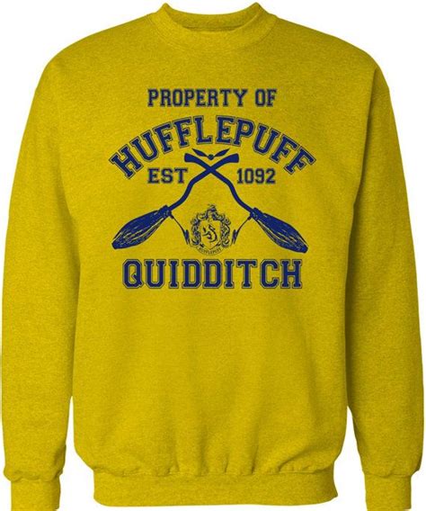 Hufflepuff Quidditch Team Sweater Sweatshirts Sweatshirt Jackets