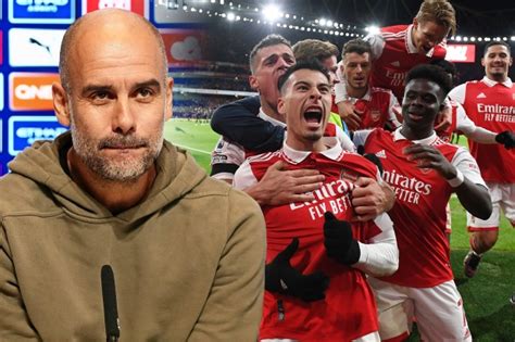Arsenal Could Hit One Hundred Points Says Pep Guardiola As Man City