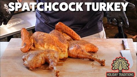 thanksgiving spatchcock turkey holiday traditions recteq youtube