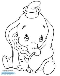 For boys and girls, kids and adults, teenagers and toddlers, preschoolers and older kids at school. dumbo coloring pages | kids' room | Elephant coloring page ...