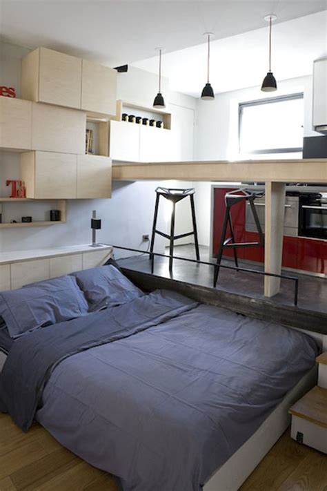 Efficient Studio Apartment Living In Paris Idesignarch Interior