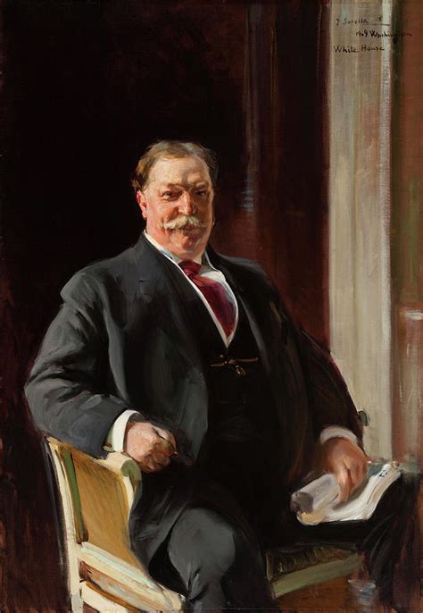 Portrait Of William Howard Taft Painting By Motionage Designs Fine