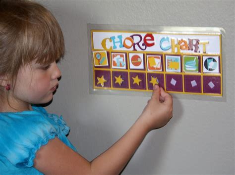 Velcro With Pictures And Stars To Attach Chore Chart Crafts Chores