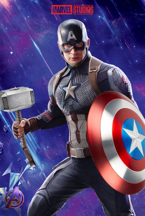Captain America Avengers Endgame Poster