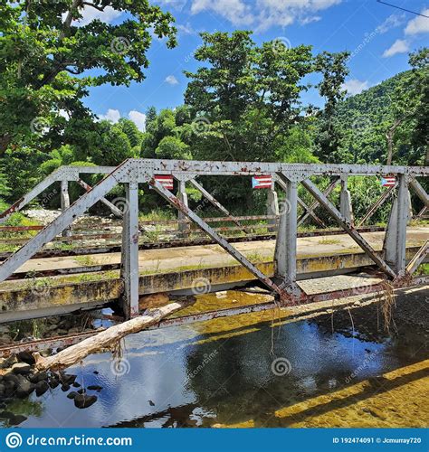 Old Puerto Rican Bridge Stock Image Image Of Waterway
