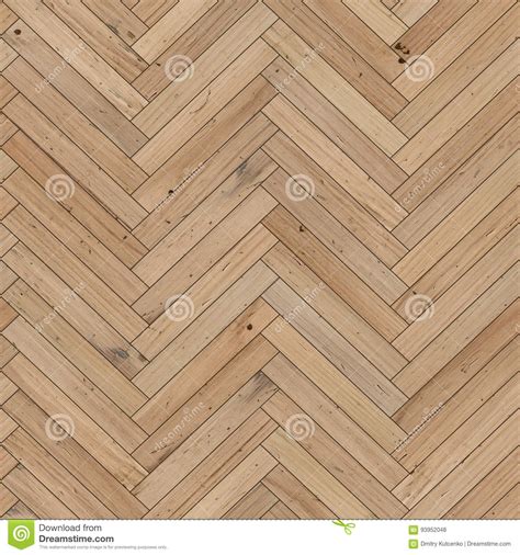 Seamless Wood Parquet Texture Herringbone Sand Color Stock Photo