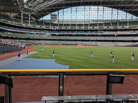 Breakdown Of The Miller Park Seating Chart Milwaukee Brewers