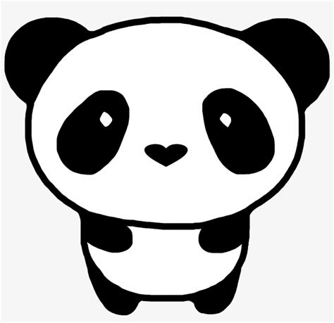 Panda Svg Kawaii Easy Cute Panda Drawing Free