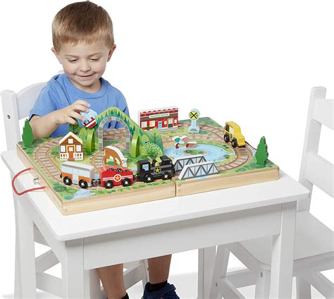 Melissa And Doug Wooden Take Along Railroad Best Educational Infant