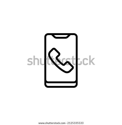 Vector Phone Icon Call Mobile Phone Stock Vector Royalty Free