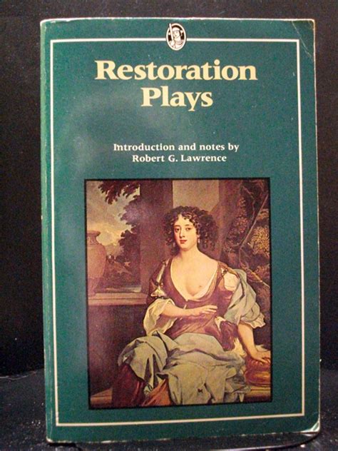 Restoration Plays Booksalvation