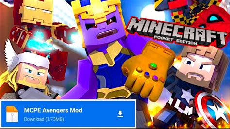 How To Download Avengers Addon In Minecraft Minecraft Avengers Mod