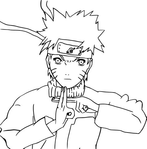 Free Naruto Coloring Pages