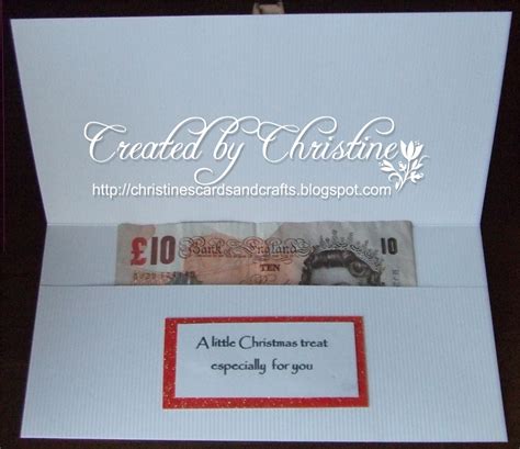 Christines Cards And Crafts Christmas Money Wallet