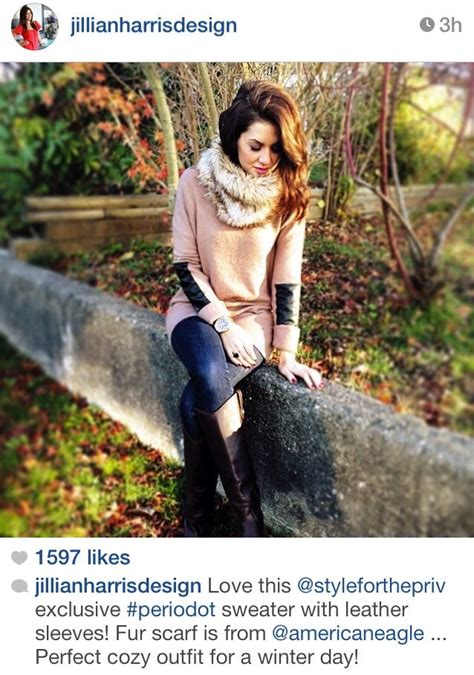 Spotted Jillian Medford Harris In Our Exclusive Perdiot Rae Sweater