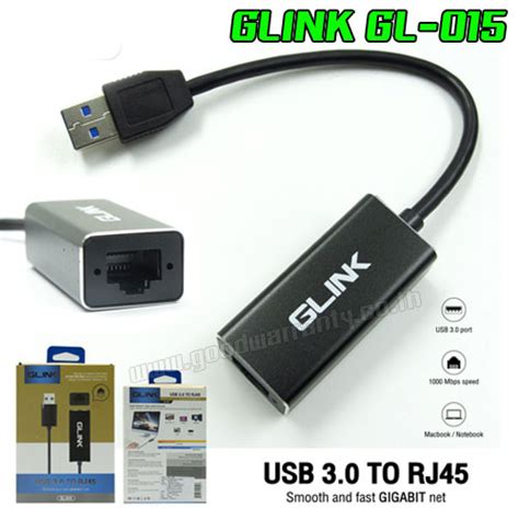 Gvision Usb To Lan Hub Rj45 Ver 30 Glink Code 015 Gvision