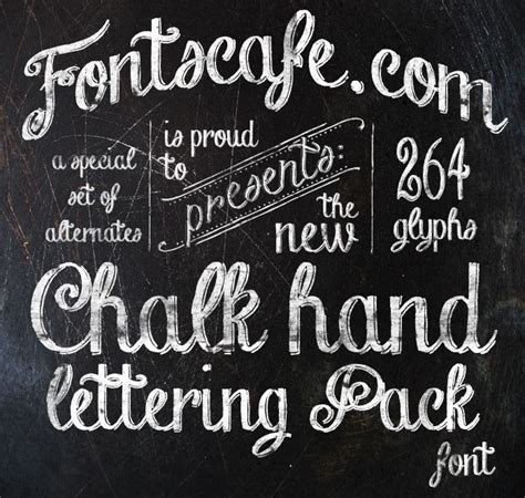 Chalk Hand Lettering Shaded Font Hand Lettering Fonts Chalk Fonts