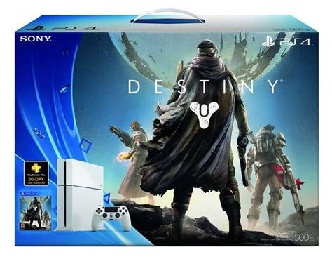 New Sony Playstation 4 500gb Destiny Bundle White Glacier Ps4 Console