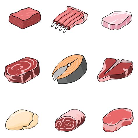 Easy Drawing Of Meat