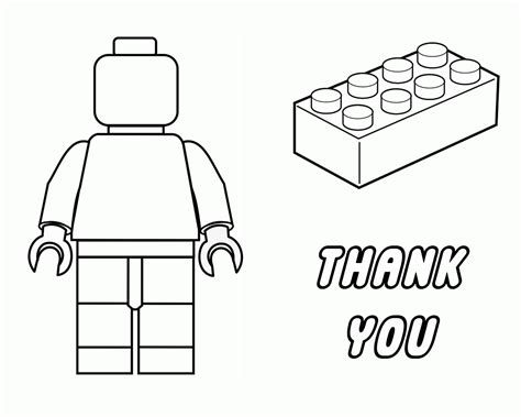 Lego Block Coloring Pages Coloring Home