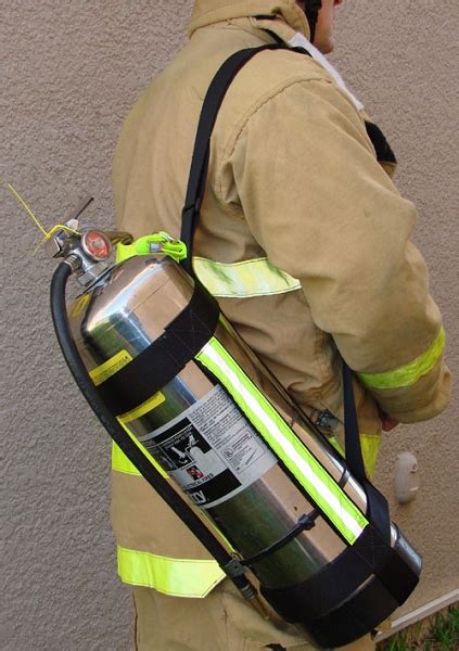 After fiery concept_one crash, the successor gets cheeky new safety gear. Adjustable Firefighter Water Can Sling/Harness-377