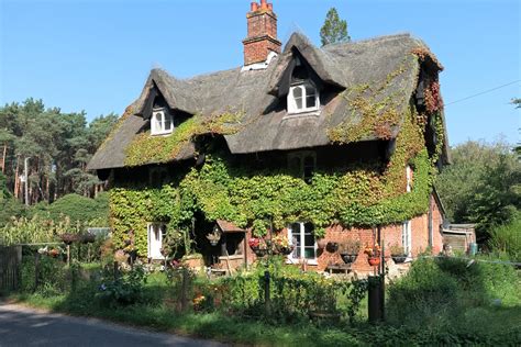 A lovely old English cottage in the Suffolk village of Sudbourne ...