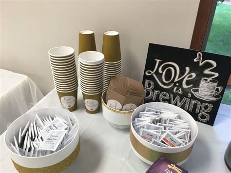 Bridal Shower Coffee And Tea Bar Love Is Brewing Labels From