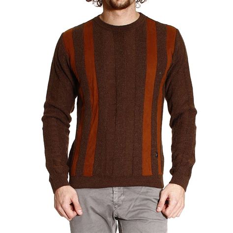 Versace Versace Mens Sweater In Brown For Men Lyst