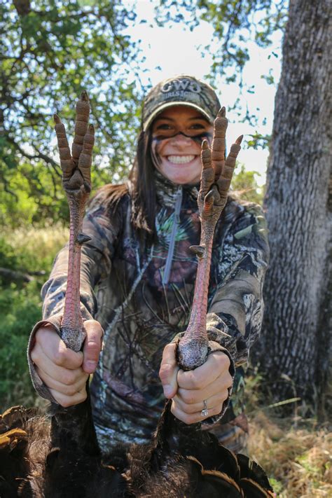 Youth Hunter Sierra Bagged Her First Tom Turkey Hunting In Girls With