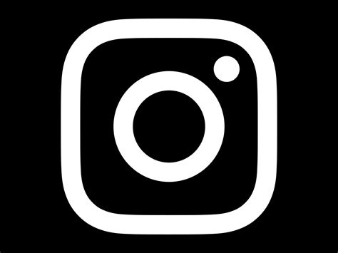 Instagram Logo Black And White Imagesee