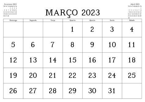 Calendário De Março De 2023 Para Imprimir 483sd Michel Zbinden Pt