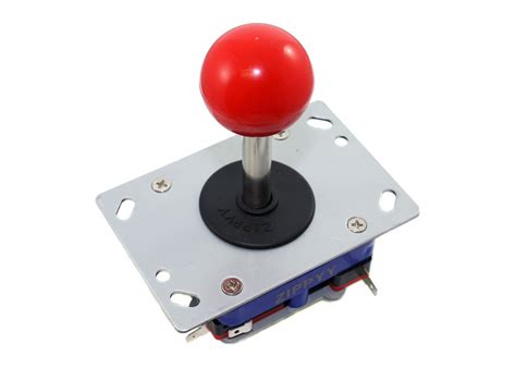 Zippyy Joystick 2 4 8 Way With Red Ball Top