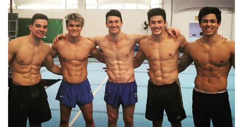 Brazils Hot Mens Gymnastics Team Video Popsugar Love