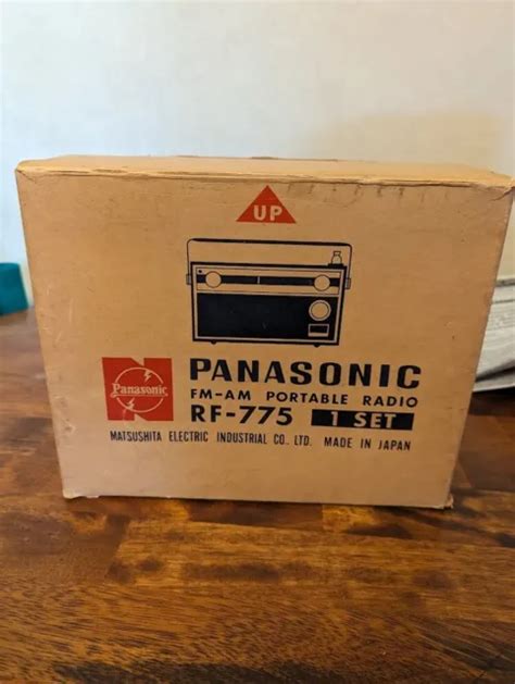 Vintage Panasonic Am Fm Portable Radio Model Rf 775 Made In Japan 10